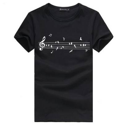 T-shirt muzyczny - pięciolinia