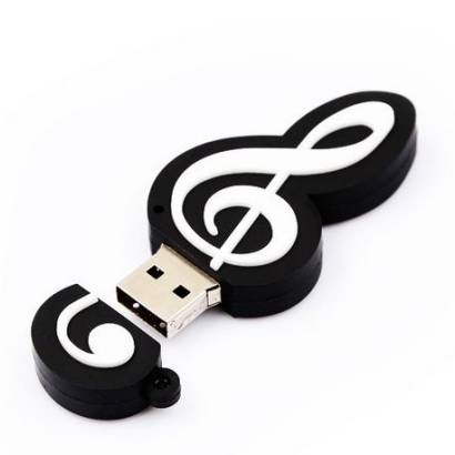 Pamięć USB - klucz wiolinowy (506)