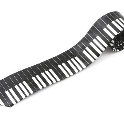 Krawat klawiatura czarna (295)